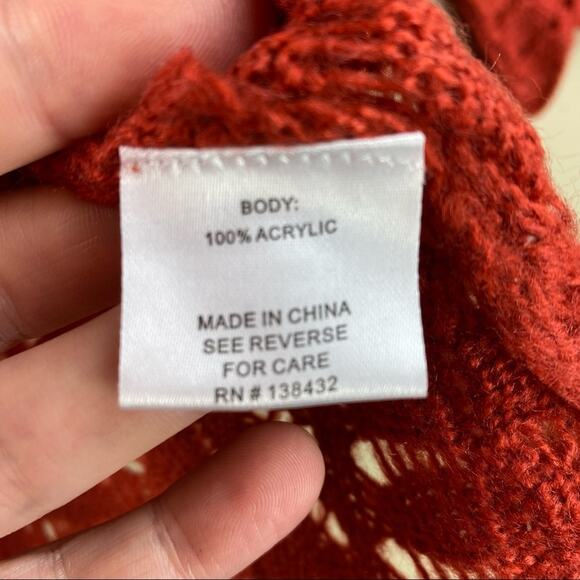 ModCloth delicate open work knit sweater size S - Picture 6 of 7